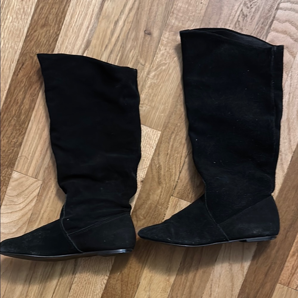 Style & Co. Black Over the Knee Boots